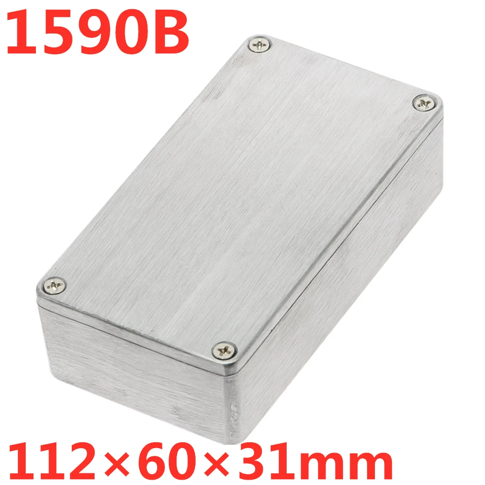 Aluminiumschassi för Gitarr Effektpedal Stil 1590 - Olika Storlekar