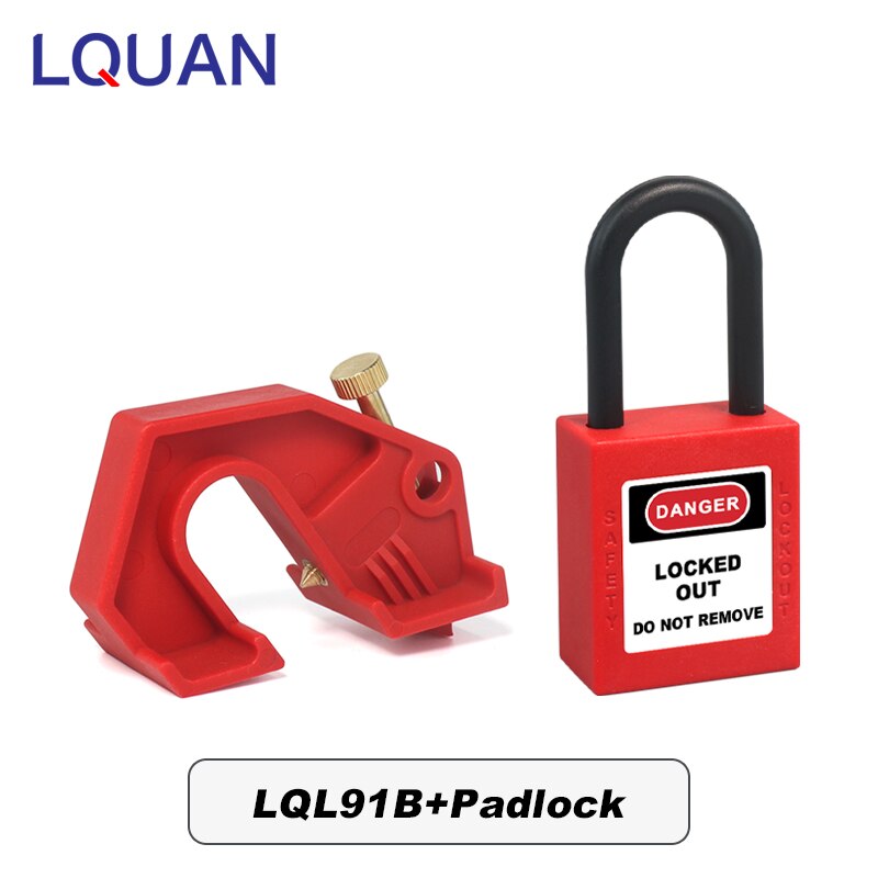 Product Safety Lockout ABS Big Large Molded Case Circuit Breaker MCB MCCB Lock: sky blue