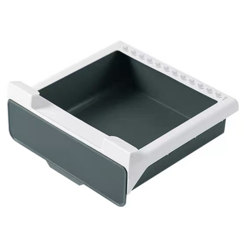 Kitchen Cabinet Hanging Shelf Drawer Food Organizer Under Desk Pen Holder Tableware Remote Control Storage Box Forks Spoons Tray: Green