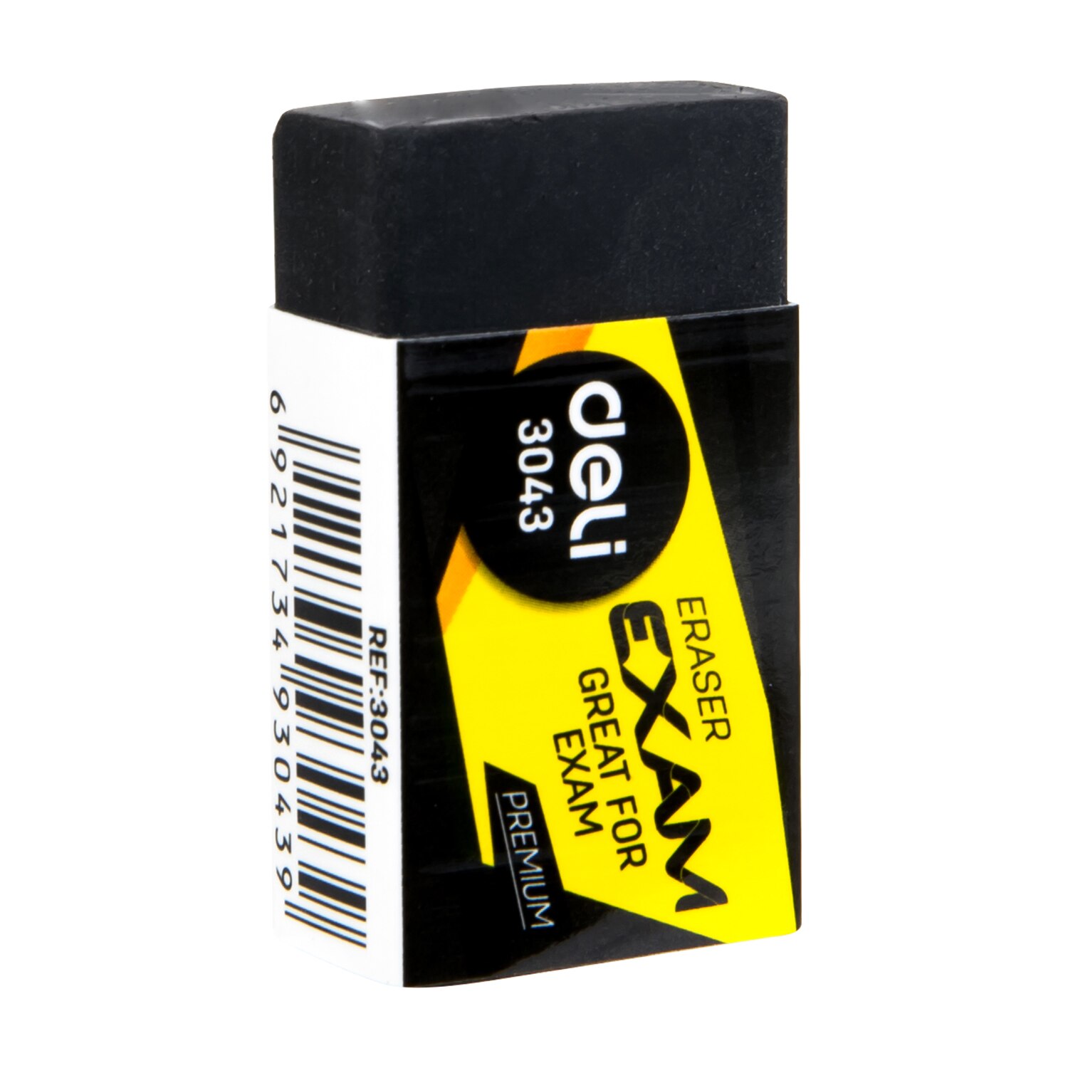 Deli Black Eraser 5PCS/LOT Exam 2B Pencil Rubber Erasers Kids student stationery Flexible Examination E3043: 5PCS Black