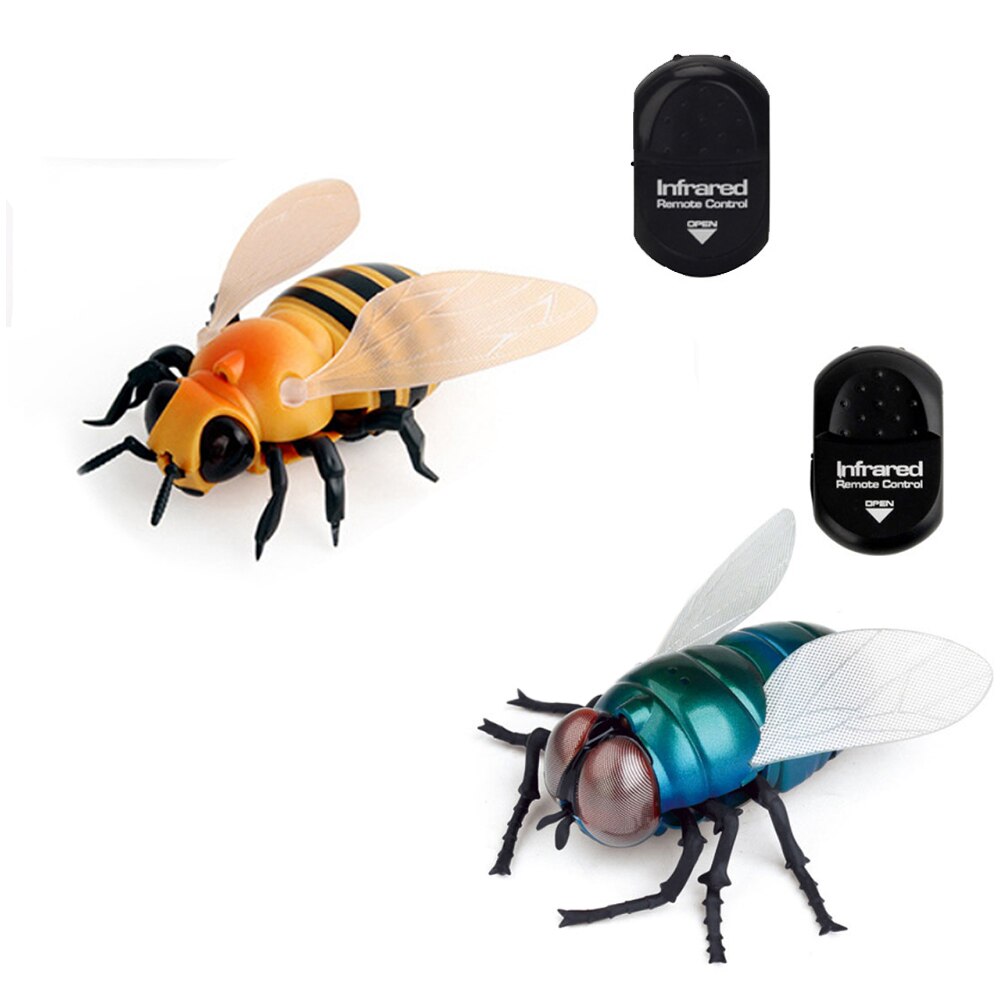 RC Animal Robot Antistress Insect Toys Infrared Simulation Spider Bee fly mantis Electric Toy for Children Prank Insects pet toy: Set 3