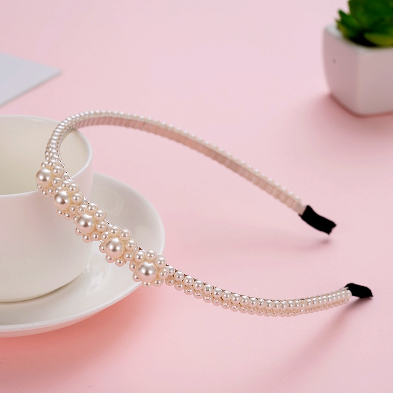 Elastic Headwear Magic Headbands Baby Cute Girls Pearl Headband Headwear Apparel Photography Prop Party