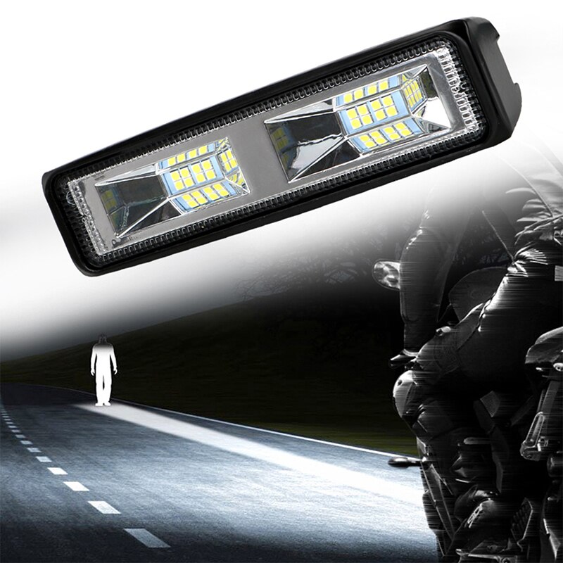 6000k ledde strålkastare för automatisk motorcykel lastbåt båt 12v-24v 48w arbetsljus ledde arbetsstrålkastare