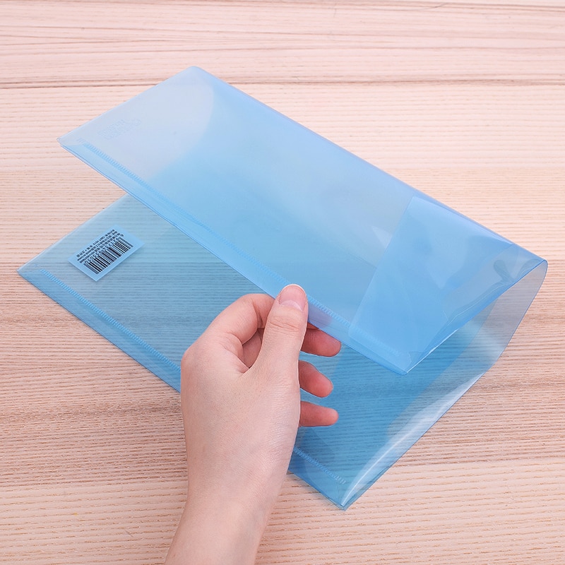 Deli 10pcs/set A4 File Folder Bag Durable Waterproof Paper File Document Folder Bag Office File Filing Product