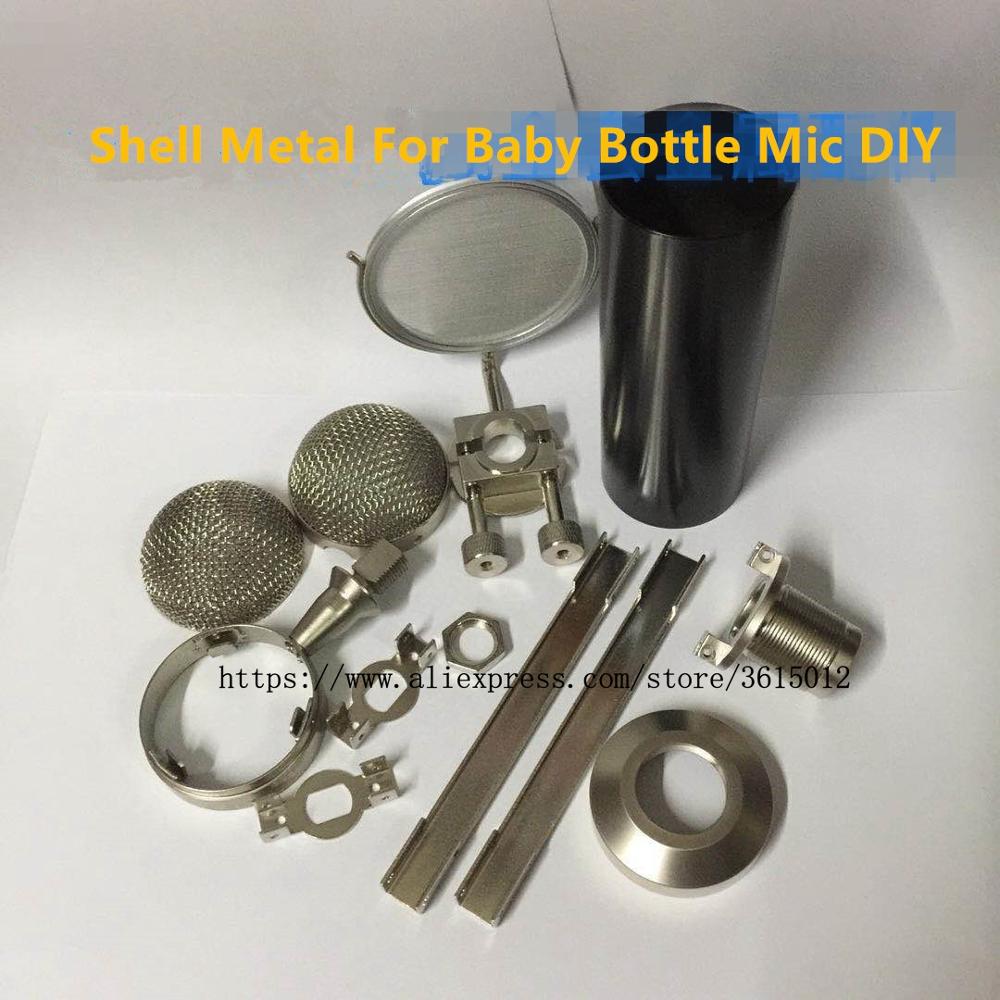 1PCS MBsBB Condenser Microphone Shell Metal For Baby Bottle Mic DIY