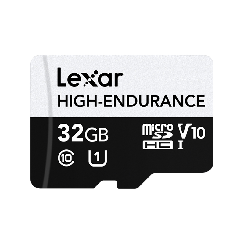 Lexar High-Endurance Micro SD Cards 128GB Up To 12,000 Hours Video Recording Memory TF Card For Dash Cam Home Security Camera: 32GB