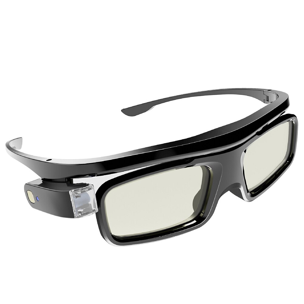 Gafas 3D recargables de obturador activo ligero para proyector DLP LINK QJY99
