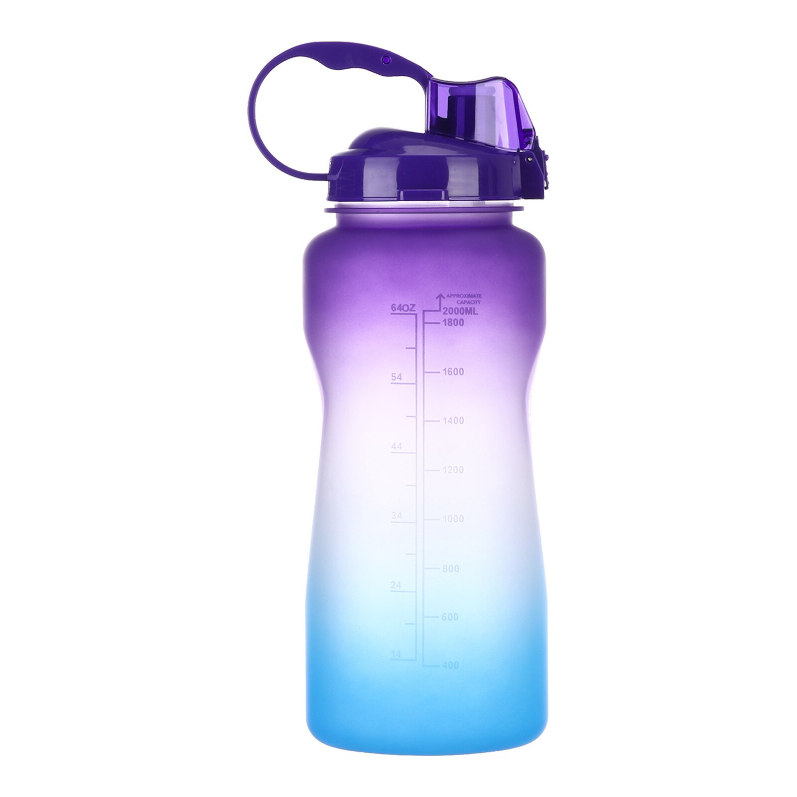 Bpa Gratis Outdoor Sport Water Flessen Gym Lekvrije -Proof Draagbare Shaker Outdoor Reizen Waterkoker Plastic Drink water: A