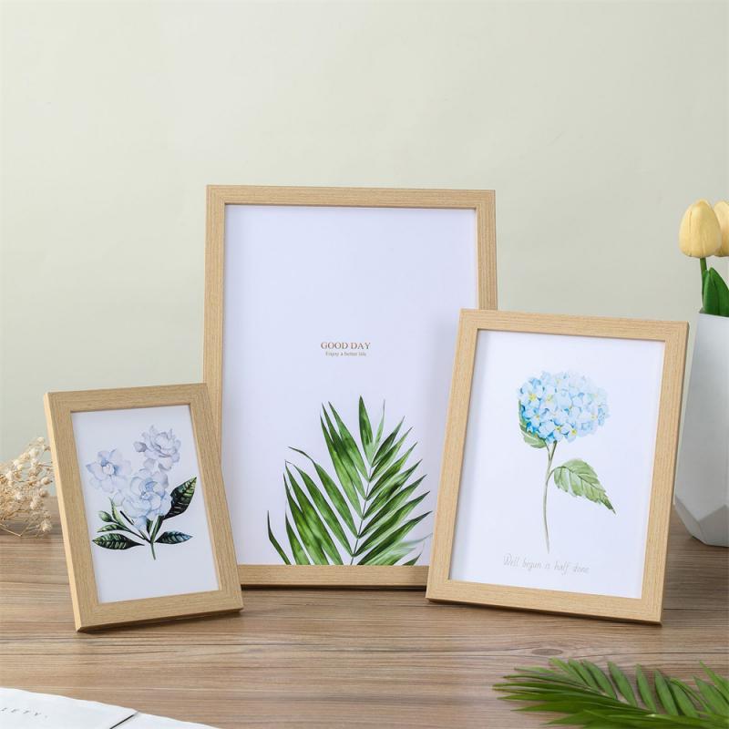 Multi-size wandgemonteerde displayframe Houten fotolijst huis decoratieve fotolijst DIY fotolijst op te hangen