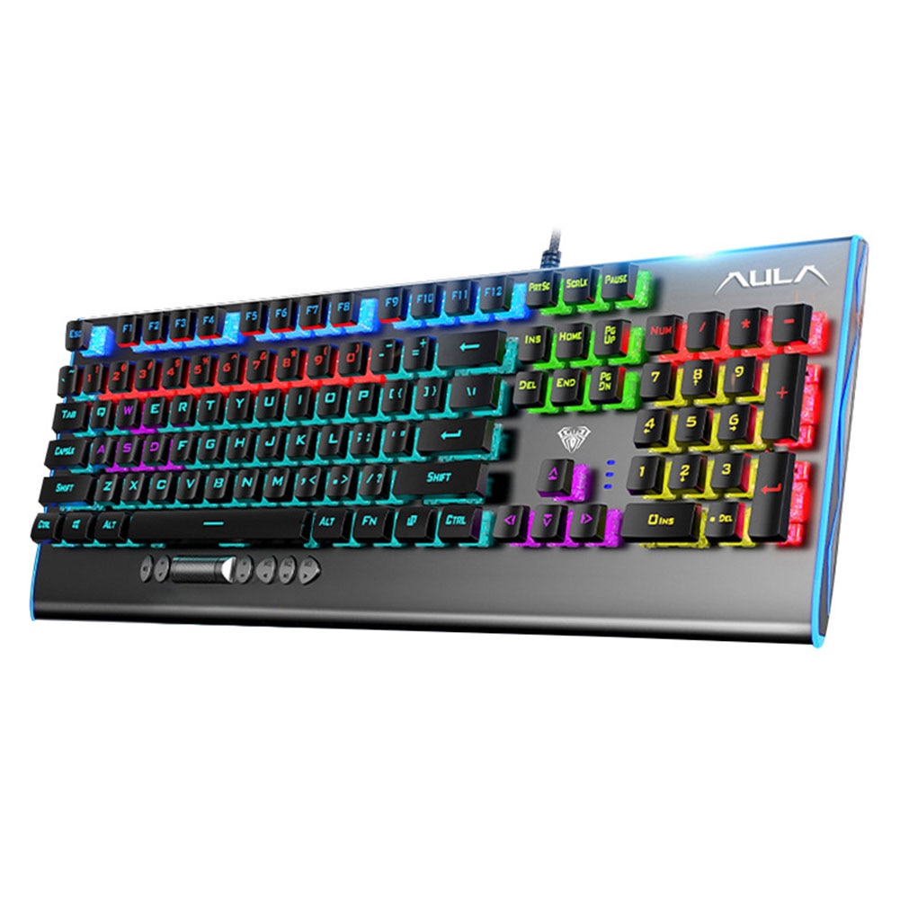 F2099 Gamer Mechanical Keyboard Blue Brown Switch Mix Backlit Wired Gaming Keyboard Anti-ghosting for Game Tablet Desktop: Default Title