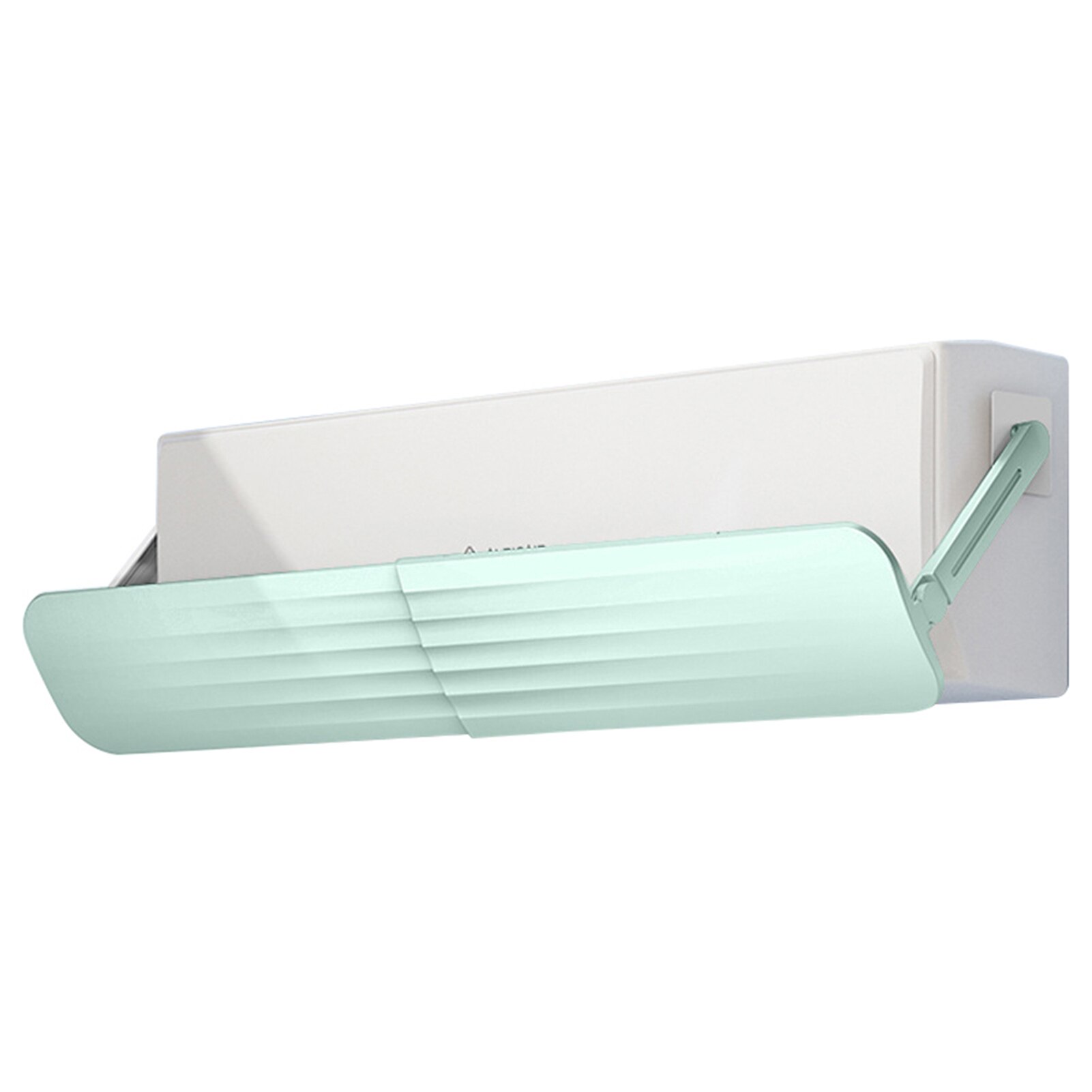 Adjustable Air Conditioner Deflector Telescopic Windshield Confinement Air Deflector for Home S55: Green