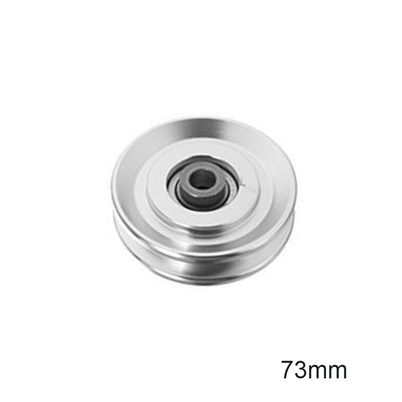 1 Piece Universal Aluminum 73mm/88mm/95mm/110mm/114mm Diameter Pulley Wheel Lift Heavy Load Fitness Gym Equipment: 73 MM