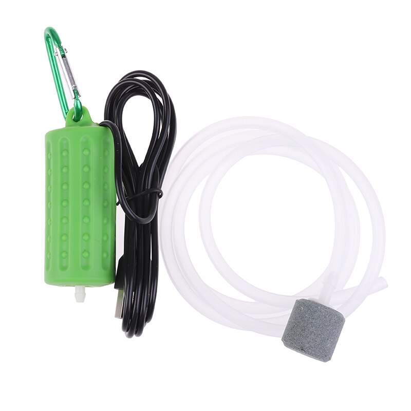 USB Mini Aquarium Filter Oxygen Air Pump For Fishing Tank Aquarium Tank Parts: Licht Groen