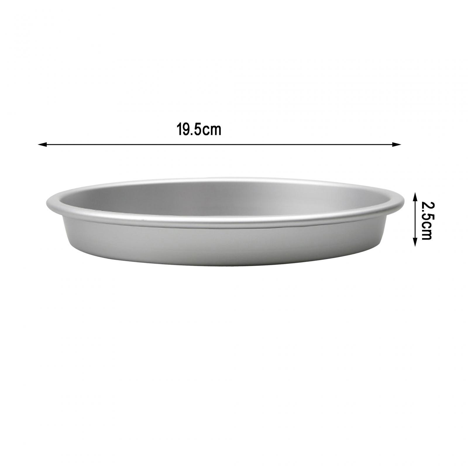 8 tums tallrik i aluminiumlegering, metalldiskar som serverar campingtallrikar för picknick utomhuscamping, återanvändbara