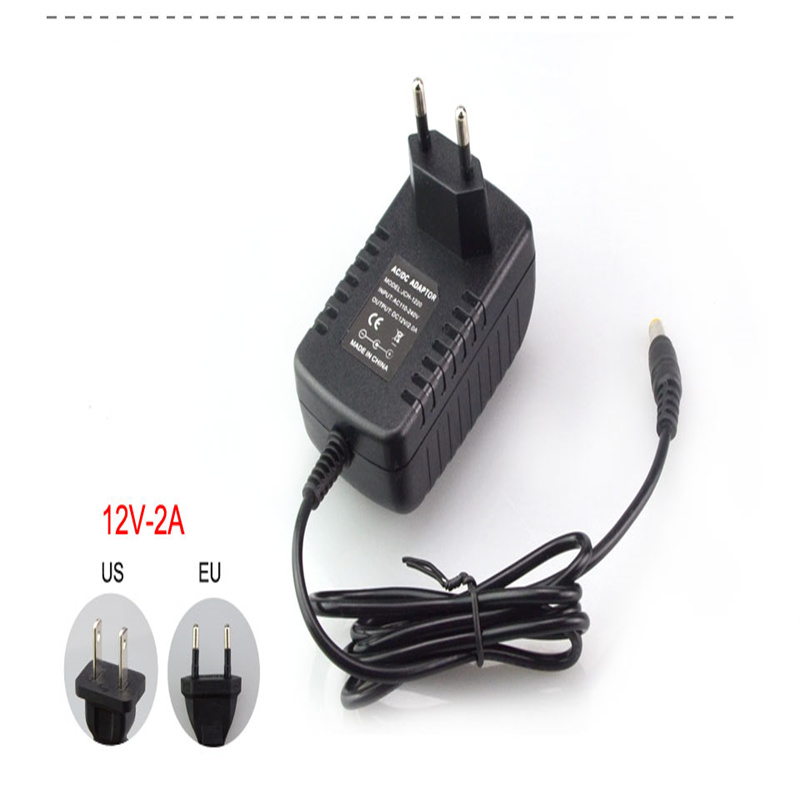 DC 12 V 1A 2A 3A Voeding AC100-240V Converter Adapter DC12V EU/US Plug 5.5mm x 2.1-2.5mm Verlichting Transformator Driver