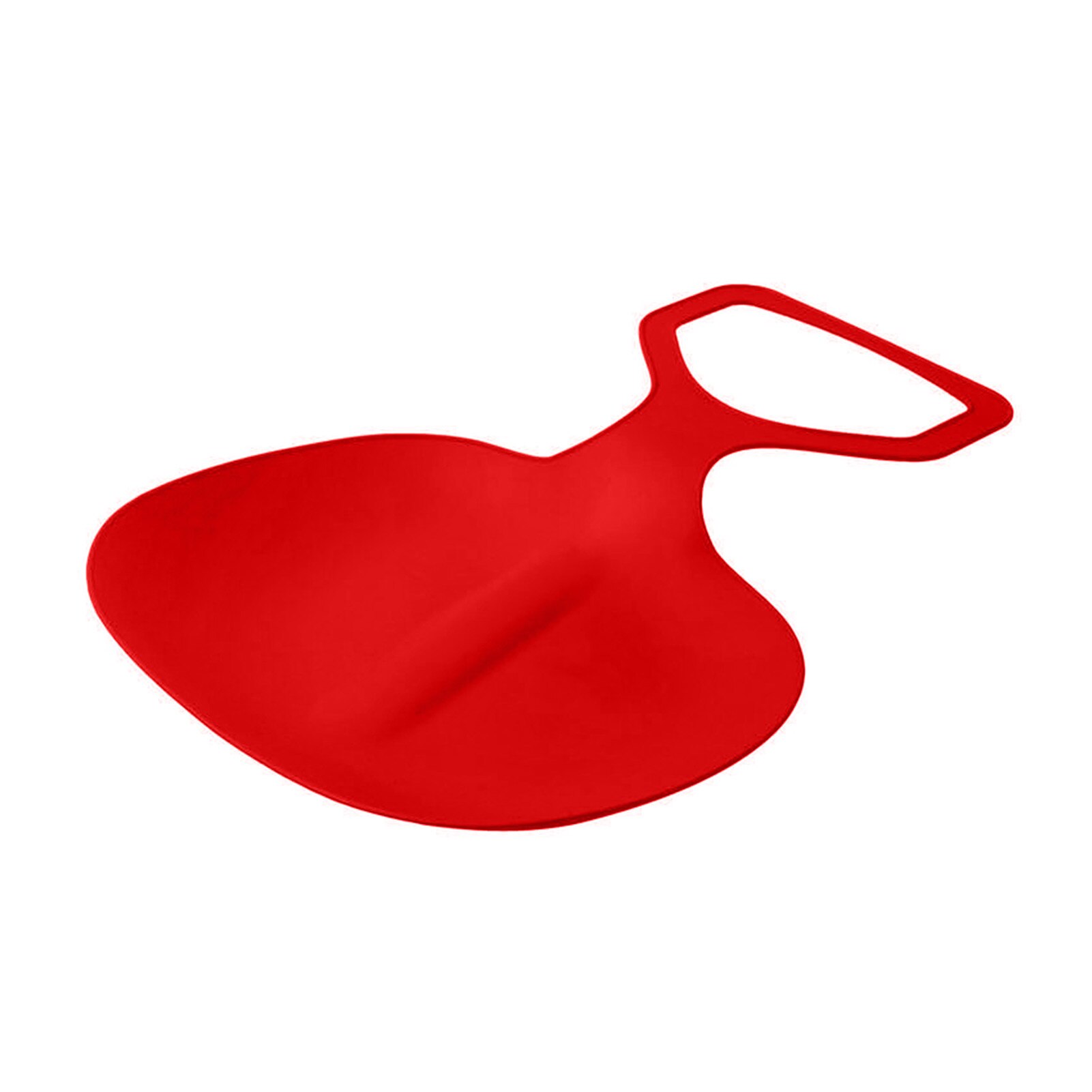 Multifunction Sand Travel Ergonomic Snow Sled Board Skating Grass Non Slip Downhill PP For Kids Outdoor Winter Ski With Handle: Red