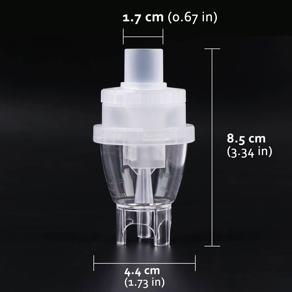 3/2/1Pcs Geneeskunde Verstoven Inhaleren Vernevelaar Nebulizader Kinderen Volwassen Oplaadbare Automizer Tank Cup Spuit Gezondheidszorg 6Ml