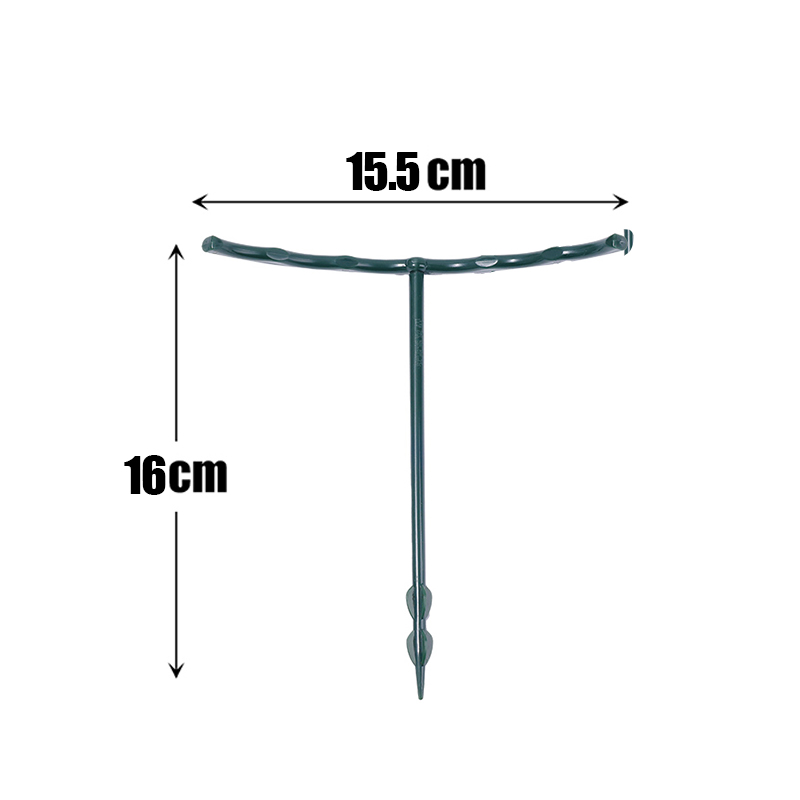 Suporte de planta de plástico pilha jardim semi-circular quadro suporte subir para flores crescente varanda flor gaiola titular jardim suprimentos: S / Marrom