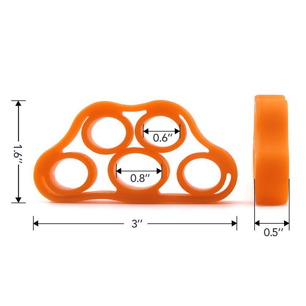 5 löcher Hand Griff-stärkungsmittel Finger Bahre Gitarre Klavier Festigkeit Trainer Finger Expander ÜSpund Trainer