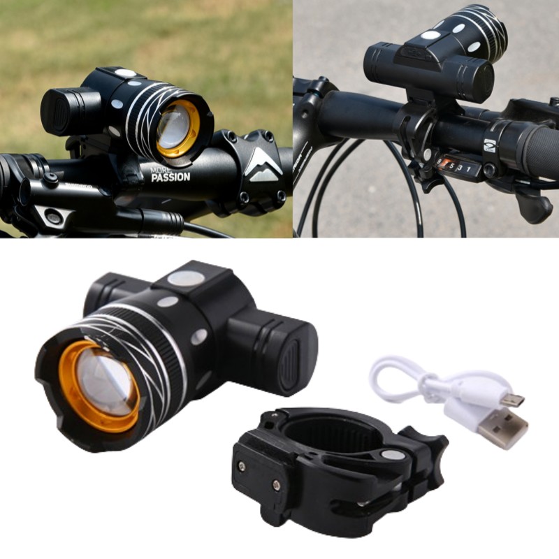 Z30 15000LM T6 LED-licht Fiets/Fiets/Lichtset USB Oplaadbare koplamp/Zaklamp Waterdicht Zoombare fietslamp voor fiets