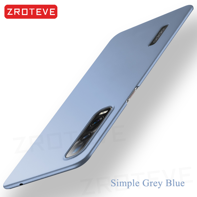 For Find X2 Pro Case ZROTEVE Slim Matte Hard PC Cover For Oppo Find X5 Pro X3 Neo FindX2 FindX3 Lite FindX5 Global Phone Cases: Plastic / Red