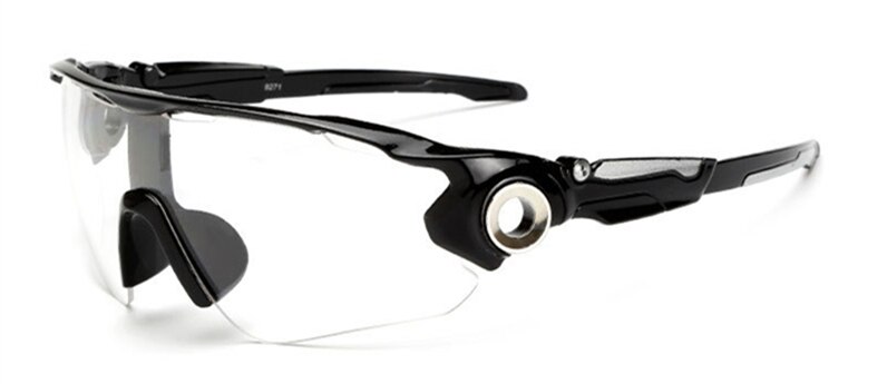 Gafas de sol de Ciclismo UV400 para hombres y mujeres, gafas deportivas a prueba de viento, gafas de Ciclismo, gafas de Ciclismo, gafas de montar, Oculos Ciclismo: Transparente