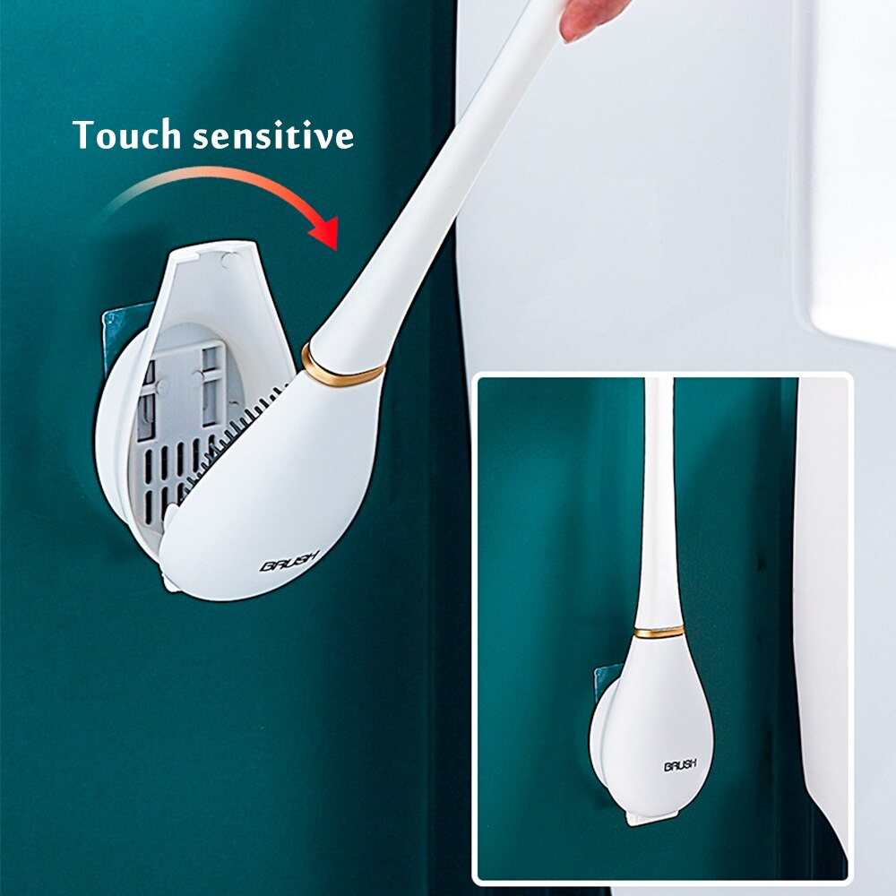 toilet brush no dead ends wash toilet silicone brush hanging kitchen gadgets and accessories baseball bat toilet brush