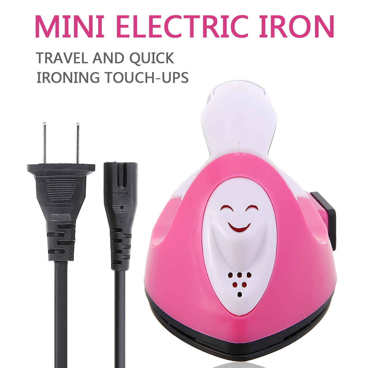 Mini Electric Iron Portable Crafting Clothes Ironing Sewing Supplies Ceramic Heating Material For Home Travel Use