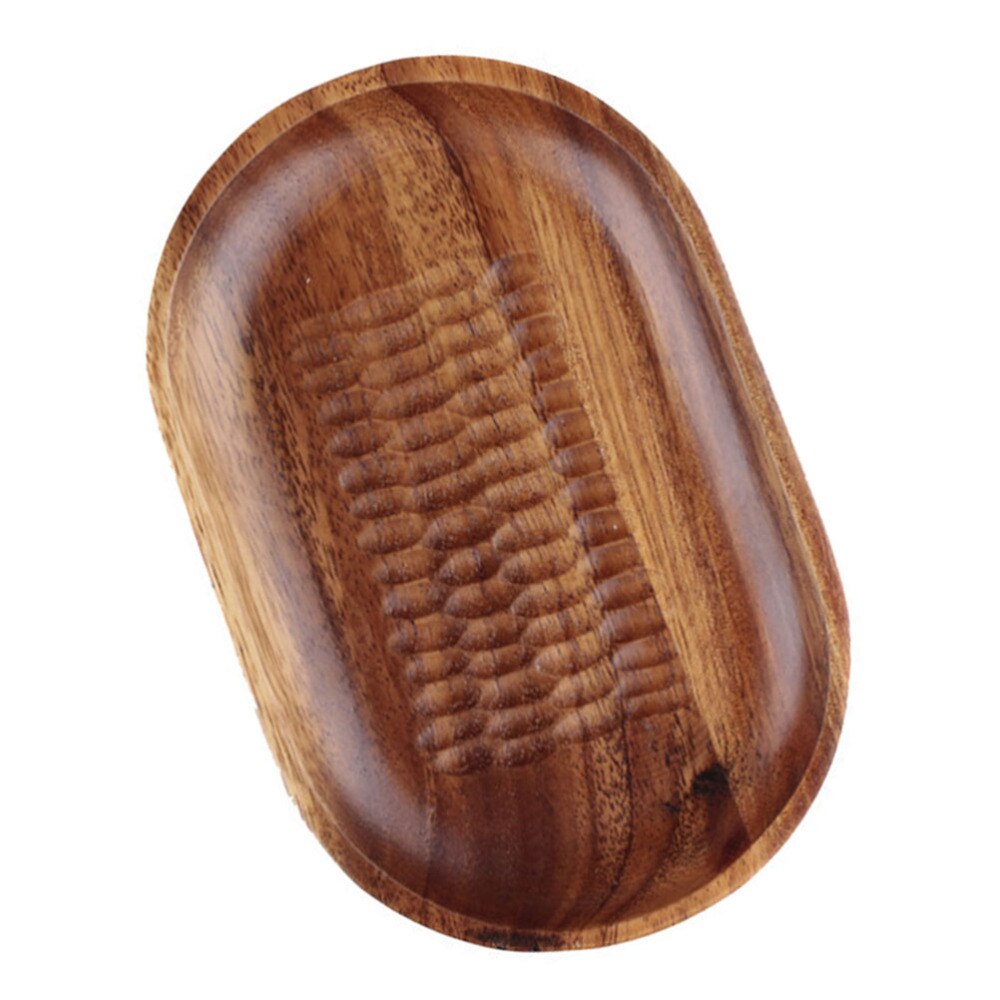 Træ japansk stil fad mad sushi serverer mini plade dessert lille bakke snack underkop til hjem hotel