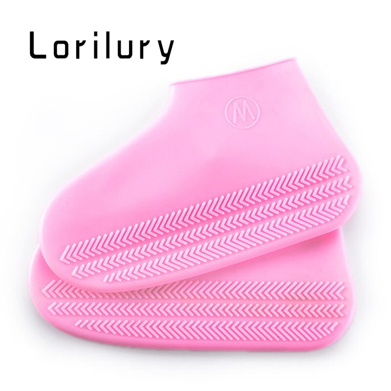 Silica Gel Cycling Waterproof Shoes Covers Unisex Reusable Children Walking Rain Cover Shoes Accessories