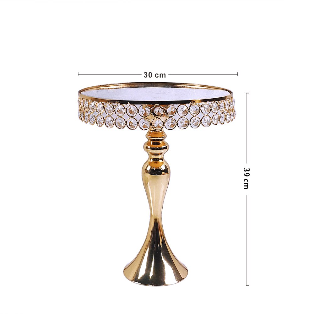 1pcs Gold and silver cupcake tray cake tools cake stand home decoration dessert table decorating party suppliers Wedding Display: 30cm gold
