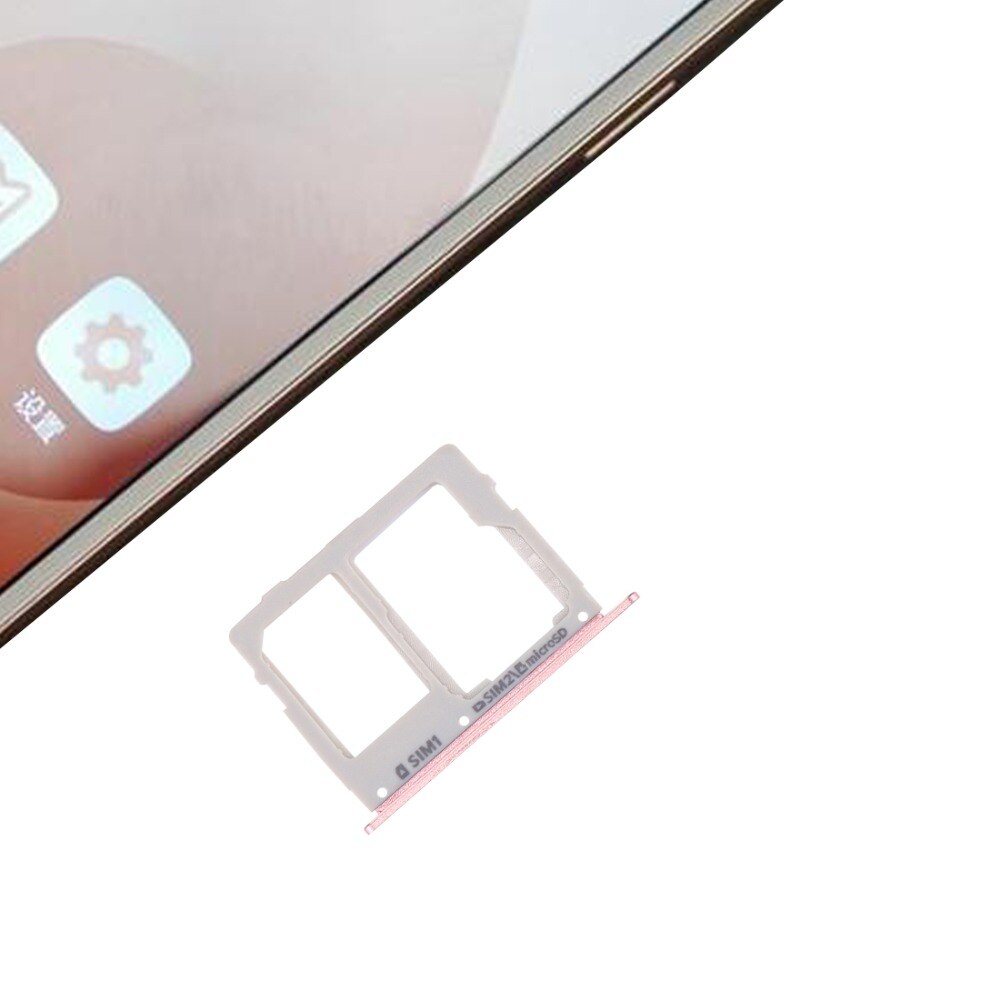 voor SIM Card Tray + SIM/Micro SD Card Tray voor Galaxy C7 Pro/C7010 &amp; C5 pro/C5010 Reparatie, vervanging, accessoires