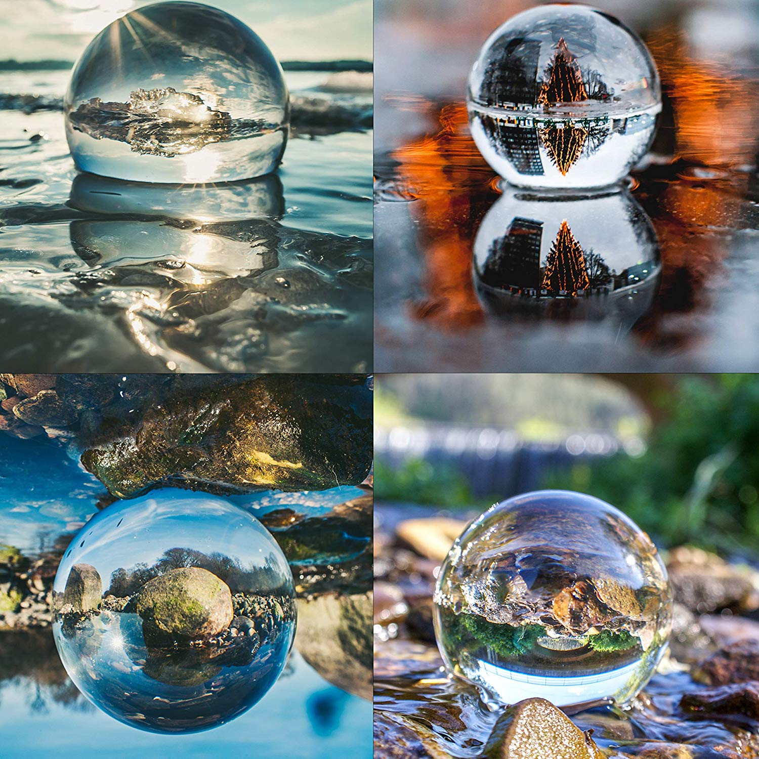 Puur Kristal Lens Bal 60Mm Photopraphy Lensball Hoogwaardige Foto Glas Bal Voor Telefoon En Camera