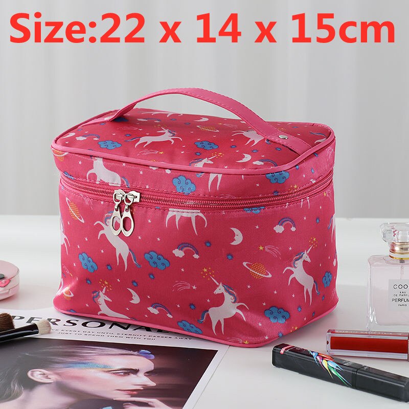 Women&#39;s Makeup Bag Travel Organizer Cosmetic Vanity Cases Beautician Necessary Beauty Toiletry Wash Storage Pouch Bags Box: K