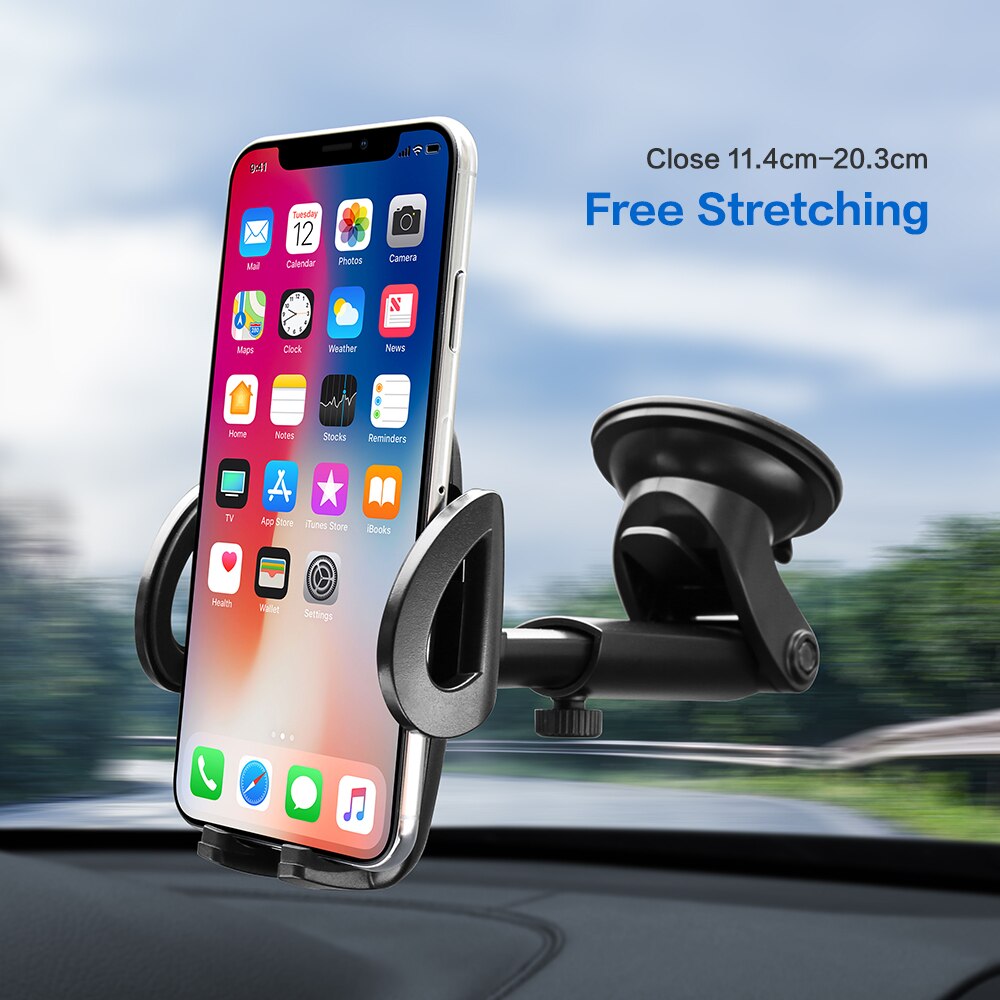 FLOVEME Automatische Auto Telefoon Houder Voor Samsung Galaxy S9 S8 Note 10 Universele Autohouder Voor Telefoon In Auto Voor iPhone Xs 8 7 Plus
