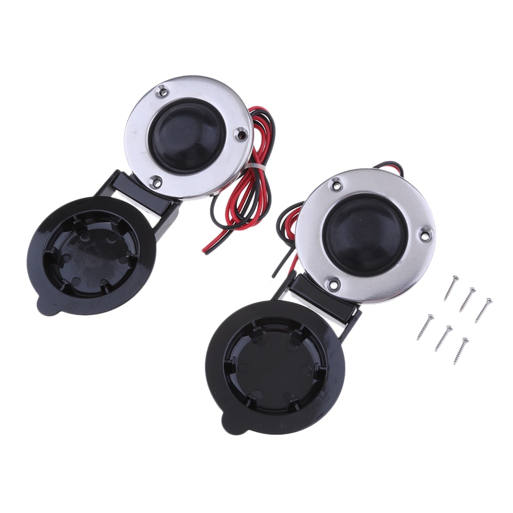 Interruptor Pie Para Cabrestante Ancla - 2 Unidades - Acero Inoxidable Y PC Para Barcos 12V/24V