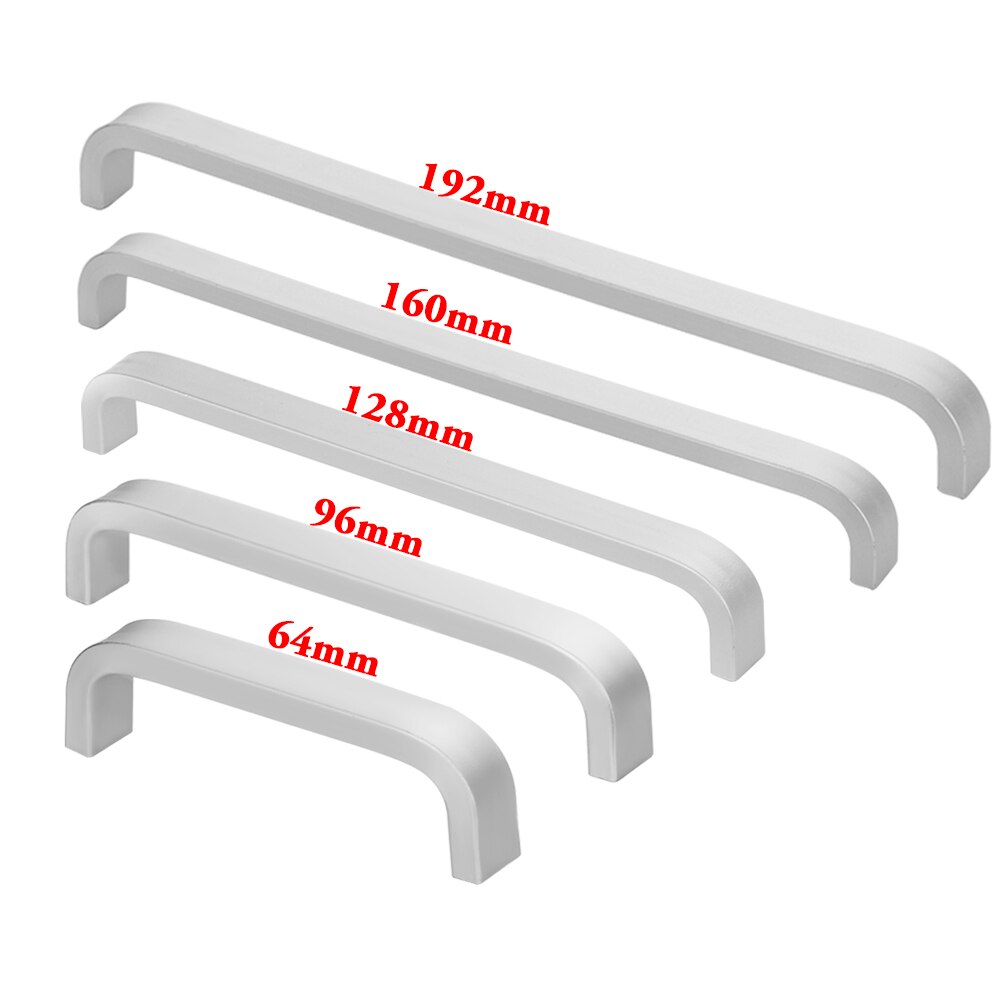 1pc Aluminum Pull Handle Knob Drawer Cabinet Cupboard Furniture Hardware Door Home Improvement