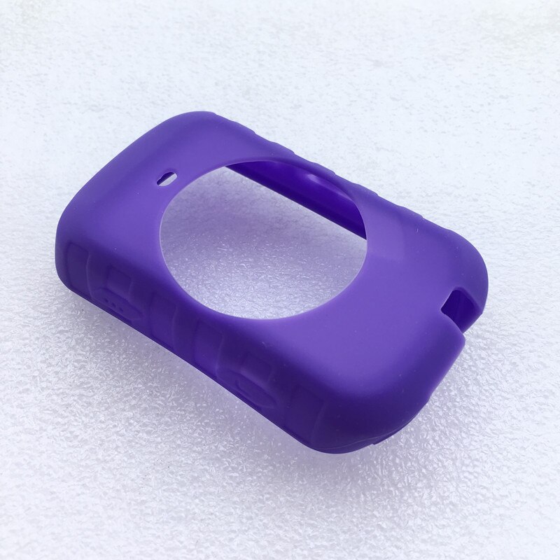 Funda genérica de silicona para bicicleta y Protector de pantalla para Garmin Edge 530 GPS funda de de ordenador para garmin edge 530: Morado