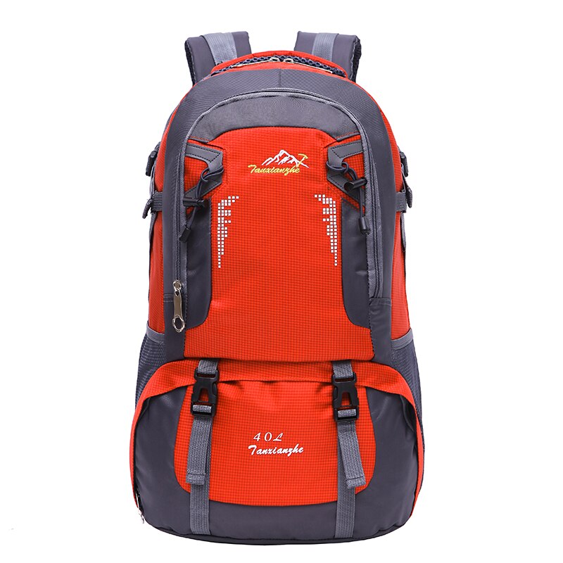 40L & 60L Wandern Rucksack Klettern Wandern Angeln Sport Tasche Wasserdichte Bergsteigen Camping Reise Rucksäcke: Orange 40L