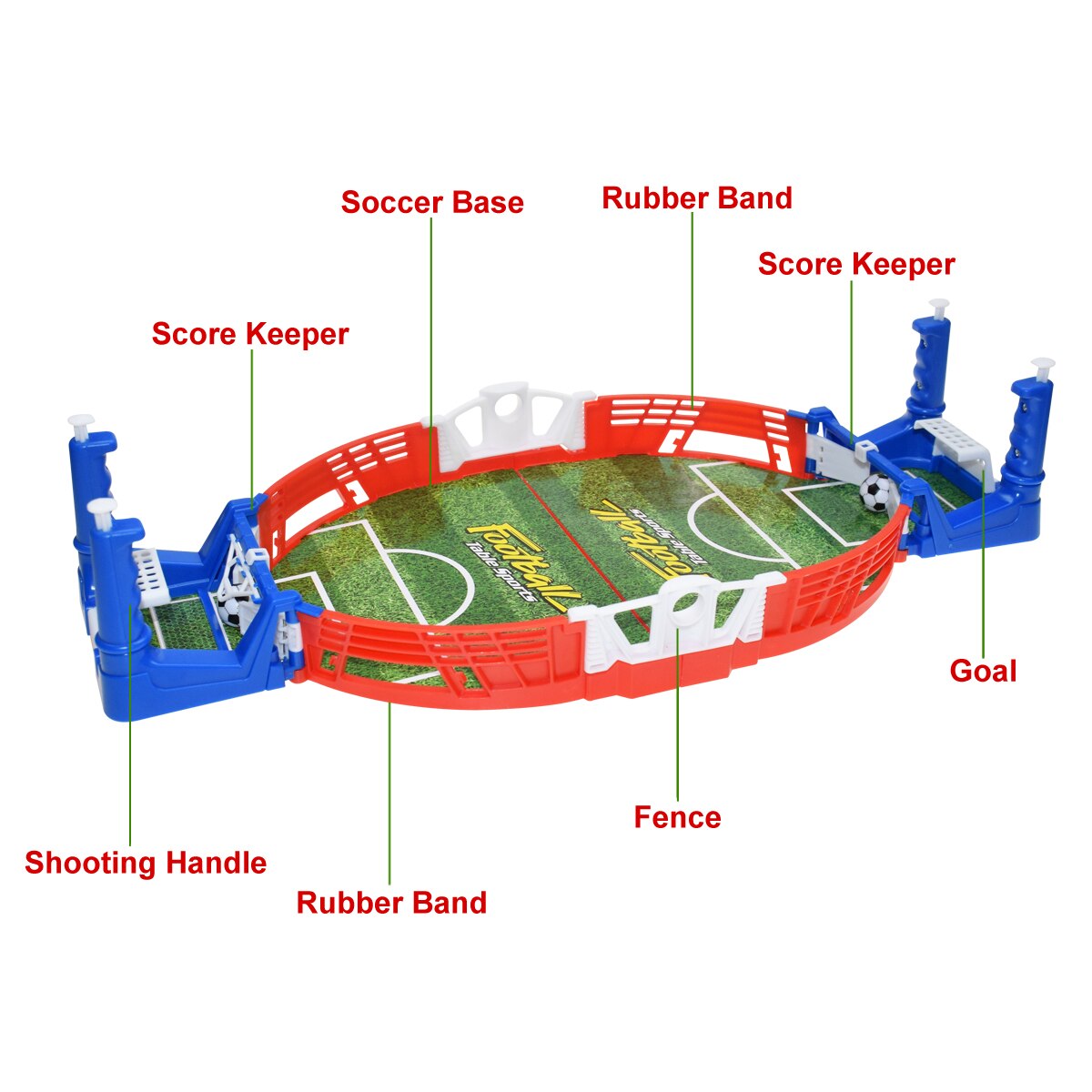 Mini Football Tabletop Arcade Game Kids Adults Table Soccer Mini Interactive Toy For Children Have Fun At Home Party Games