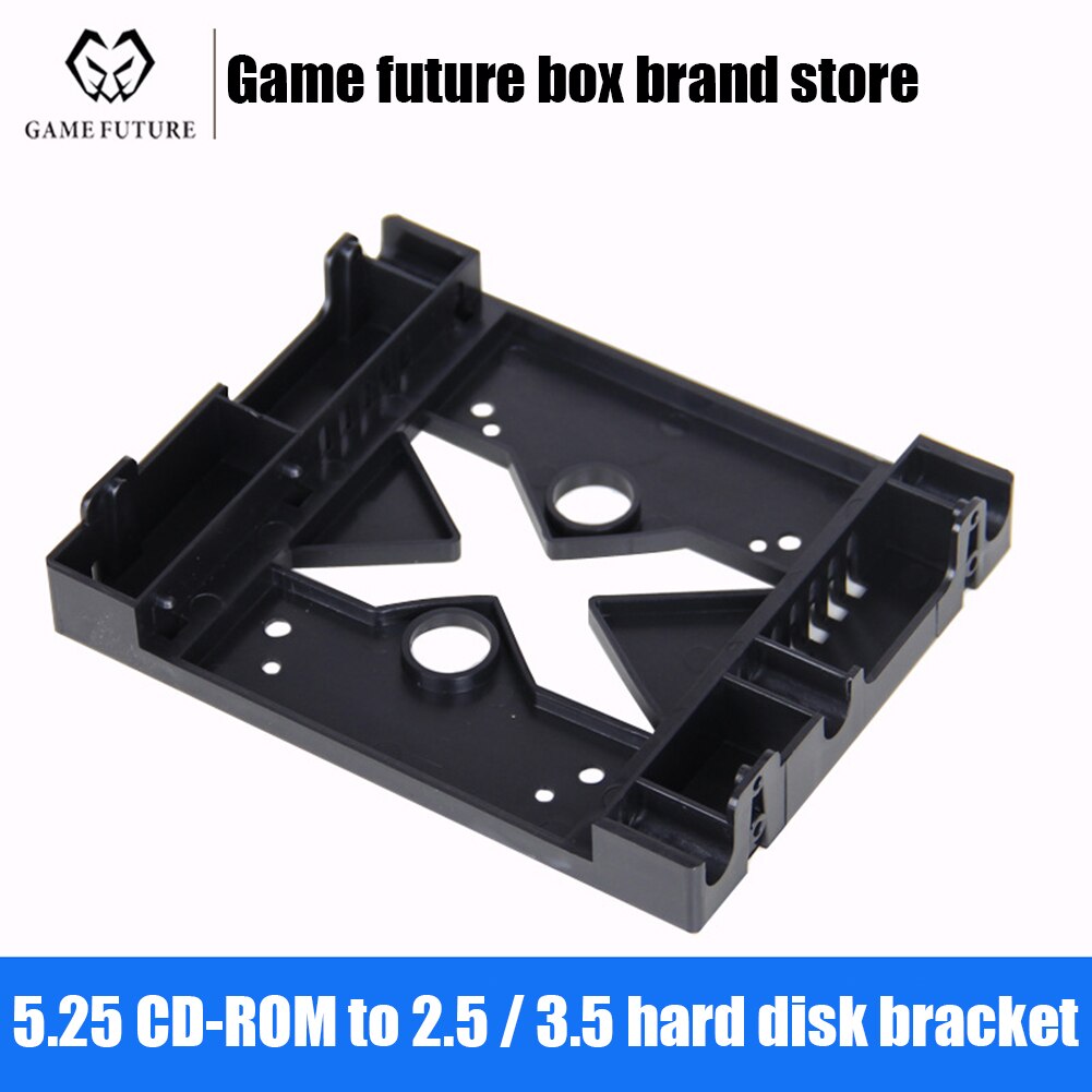 5.25 Optische Drive Positie Om 3.5 Inch 2.5 Inch Ssd 8Cm Fan Adapter Bracket Dock Harde Schijf Houder Voor pc Behuizing