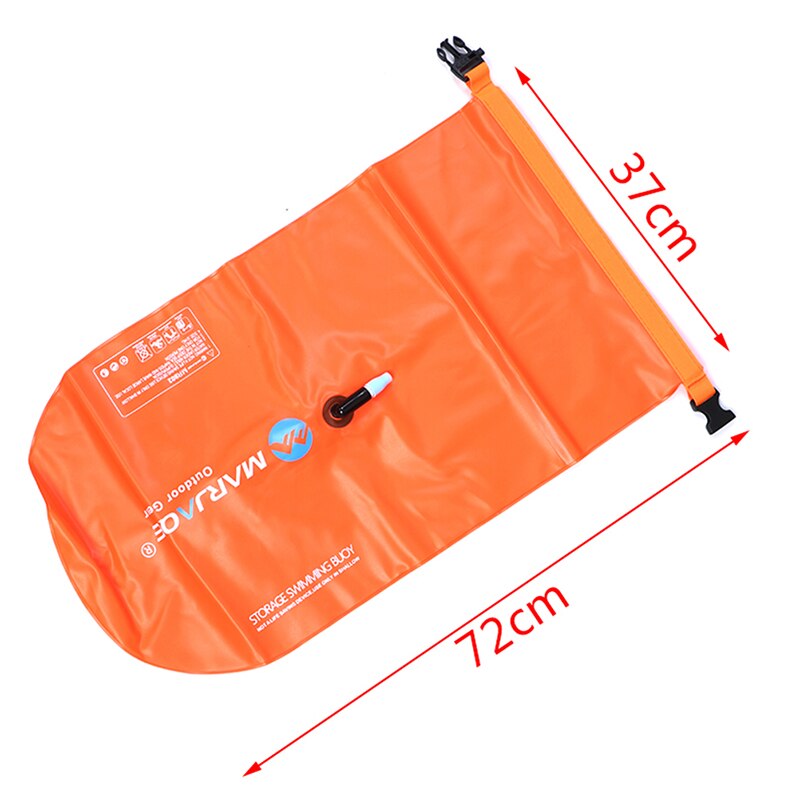 1Pcs Opslag Float Zak Opblaasbare Veiligheid Zwemmen Water Sport Badmeester Met Waistbelt Zwemmen Surfen Levensreddende Drift Bag