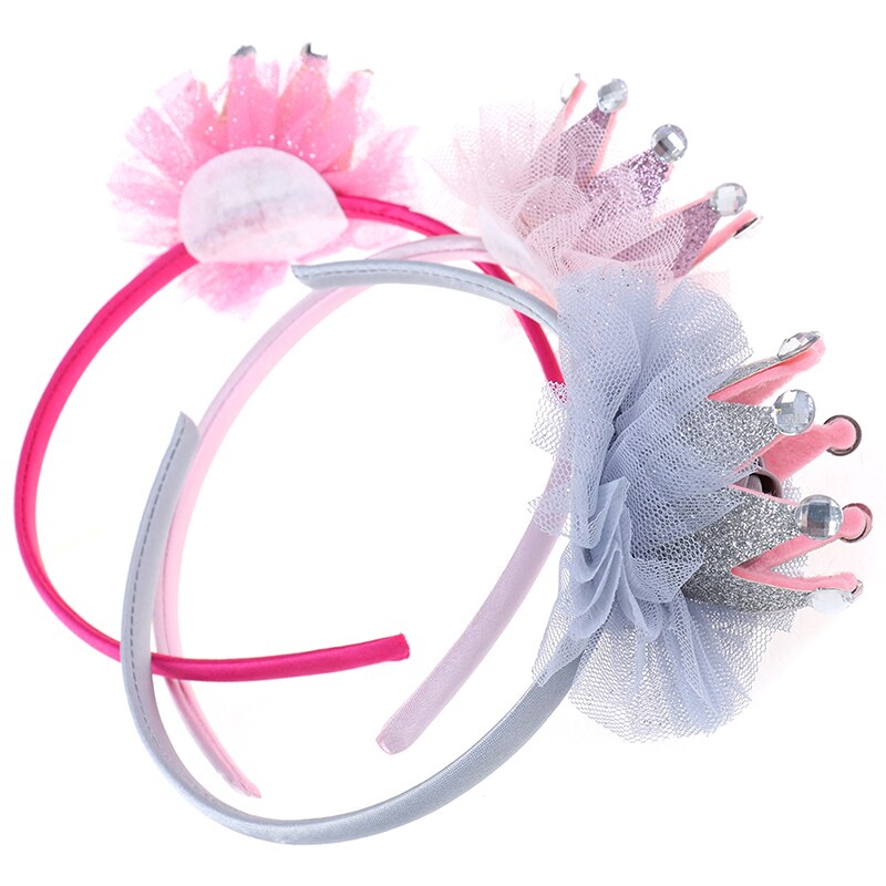 Kinderen Parel Tiara Kroon Haarband Tiara Hoop Voor Haar Sluiting Meisje Hoofdband Hoofdband Haar Sieraden Accessoires