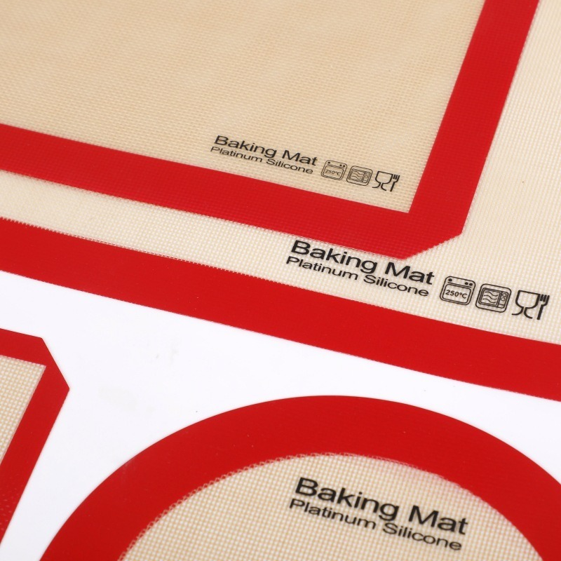 Large Silicone Kitchen Mat Thickening Kneading Silicone Non-stick Rolling Dough Pads Mat Cake Baking Pastry Tool Accessories