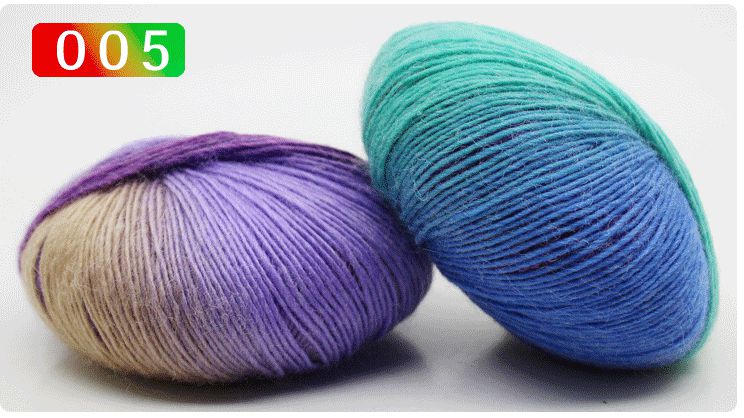 50g/Ball 180 Meter 100% Merino Wolle Häkeln Garn Dick Für Hand betroffen Regenbogen Raum Gefärbt Baby Garne Wolle Gewinde: 005