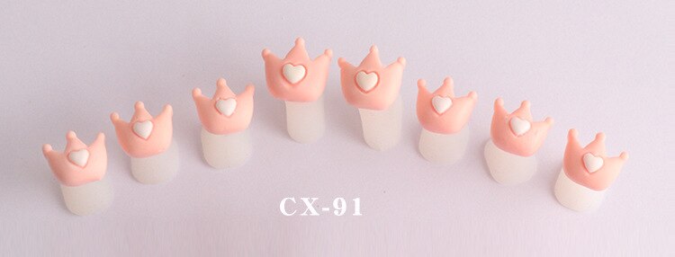 8pcs/lot Nail Silicone Finger Separator Japanese Fudge Manicure Pedicure Separator Nail Toe Separator Straighteners Care Tool: CX-91