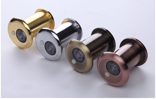 180 Graden Groothoek Deurbel Functie Kijkglas Veiligheid Deur Kijker Verborgen Glas Lens deur kijkers Hardware-instrumenten