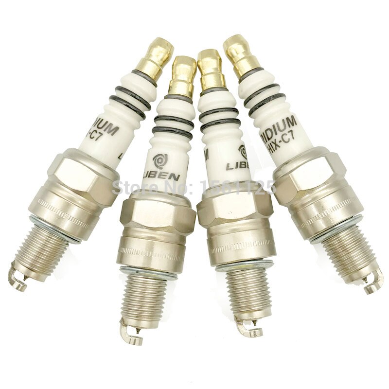 4pcs VORTEX IRIDIUM spark plug HIX-C7 for U22FSZU Z7G CR7HIX CR7HSA C7HSA CR7HGP IUF20 J4520 IUF22 BUJIA CR6HIX CR6HSA IUF20