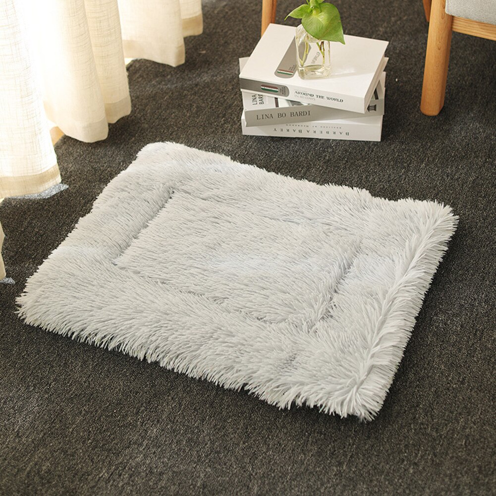 Winter Dog Bed Mat Soft Fleece Pet Cushion House Warm Puppy Cat Sleeping Bed Blanket for Small Large Dogs Cats Product