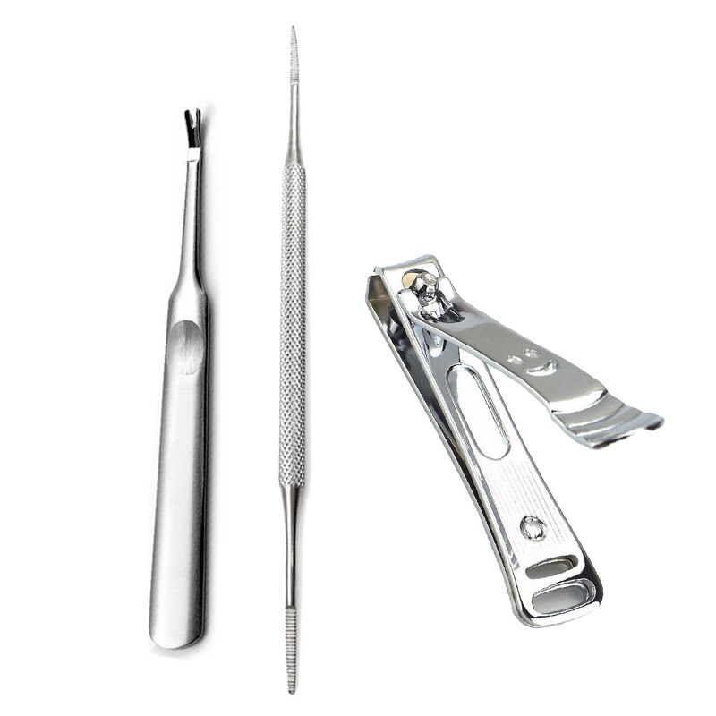 Nagelset manicure pedicureset nagelriemverwijderaar schaar nagel dode huid verwijderen gereedschap nagelriemduwer tondeuse ingegroeide nagelreiniger: Smtsett 008